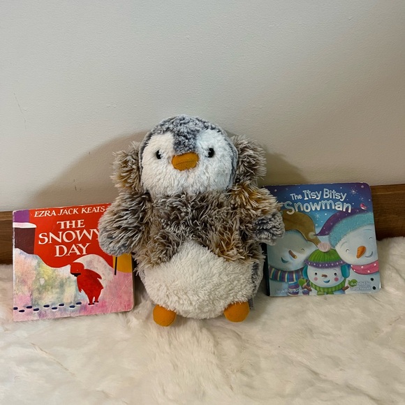Children Educational Winter Plush Penguin & Books Bundle ✨BOGO - Picture 1 of 10